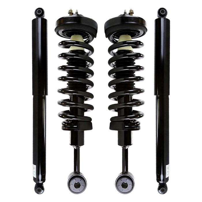 Shoxtec Full Set Complete Strut Shock Absorbers Replacement for 2004-2008 Ford F-150; 4WD Only; Replacement for 2006-2008 Lincoln Mark LT; 4WD Only Repl.no 171361 911262