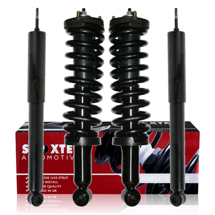 Shoxtec Full Set Complete Strut Shock Absorbers Replacement for 1996-2000 Toyota 4Runner; 3.4L 4WD
Replacement for 2001-2002 Toyota 4Runner; 4WD Repl.no 171352L 171352R 37157