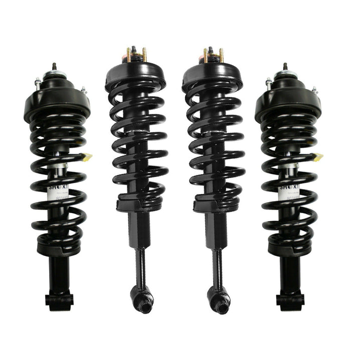 Shoxtec Full Set Complete Struts Replacement for 2004 - 2005 Ford Explorer 04-05 Mercury Mountaineer Coil Spring Assembly Shock Absorber Repl. part no. 171398 171322