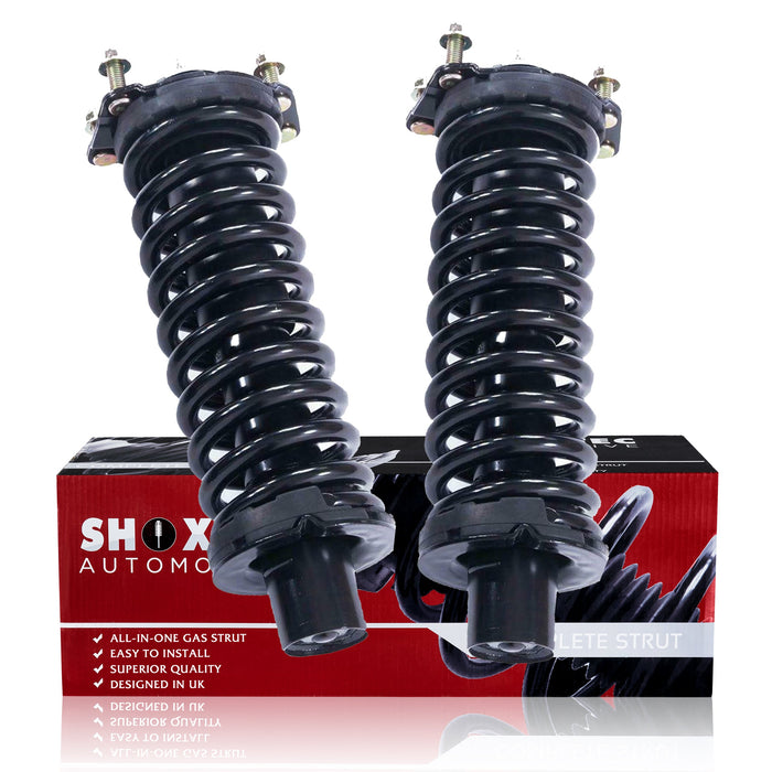 Shoxtec Front Complete Struts for 2007-2011 Dodge Nitro; 2002 - 2012 Jeep Liberty Coil Spring Assembly Shock Absorber Repl. Part no. 171577L 171577R