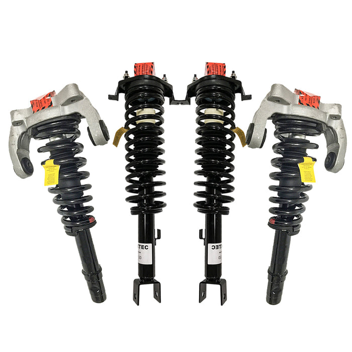 Shoxtec Full Set Complete Struts Assembly for 2000 - 2006 Chrysler Sebring; Coil Spring Shock Absorber Repl. 271311 171565LR