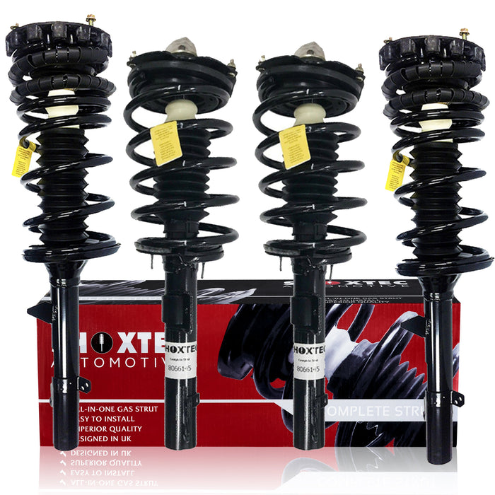 Shoxtec Full Set Complete Struts Coil Spring Assembly for 1996 - 2007 Ford Taurus; 1996 - 2005 Mercury Sable