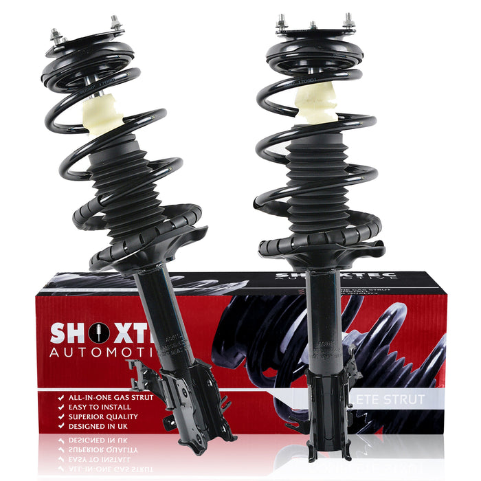 Shoxtec Front Complete Strut Assembly for 2000 2001 Nissan Sentra Coil Spring Shock Absorber Repl. Part No.11575 11576
