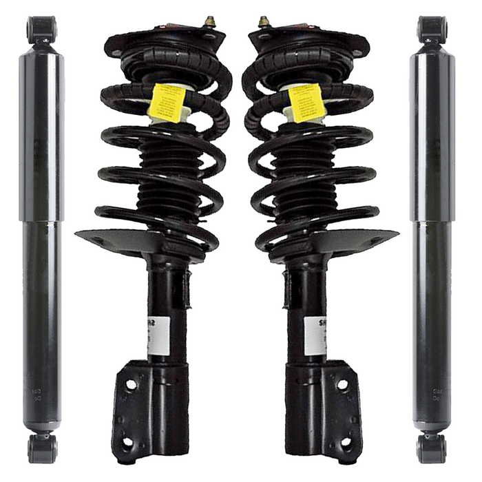 Shoxtec Full Set Complete Strut Shock Absorbers Replacement for 2005-2007 Buick Terraza; FWD Replacement for 2005-2009 Chevrolet Uplander; FWD Replacement for 2005-2009 Pontiac Montana; FWD Replacement for 2005-2007 Saturn Relay; FWD