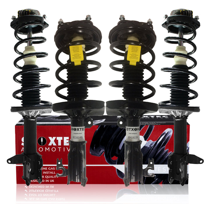 Shoxtec Full Set Complete Struts fits 2002-2003 Mazda Protege 5 Coil Spring Assembly Shock Absorber Repl. Part no. 271589 271588 171424 171425