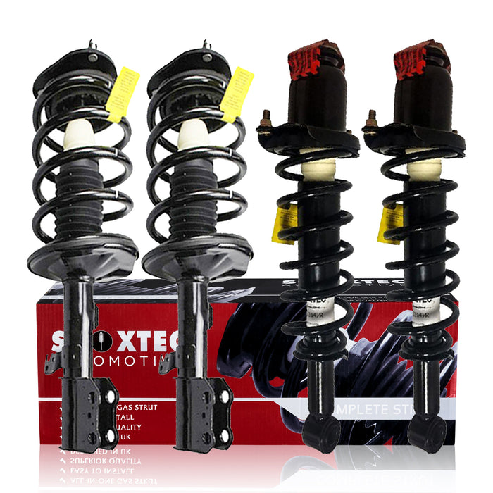 Shoxtec Full Set Complete Struts Assembly for 2003 - 2008 Pontiac Vibe; 2003   - 2008 Toyota Matrix; Coil Spring Shock Absorber Kits Repl. 172117 172116 171373LR