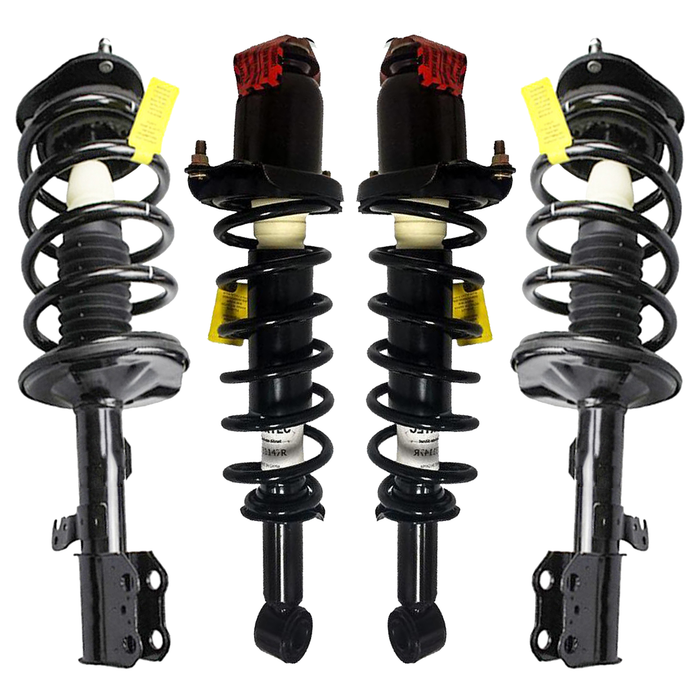 Shoxtec Full Set Complete Struts Assembly for 2003 - 2008 Pontiac Vibe; 2003   - 2008 Toyota Matrix; Coil Spring Shock Absorber Kits Repl. 172117 172116 171373LR