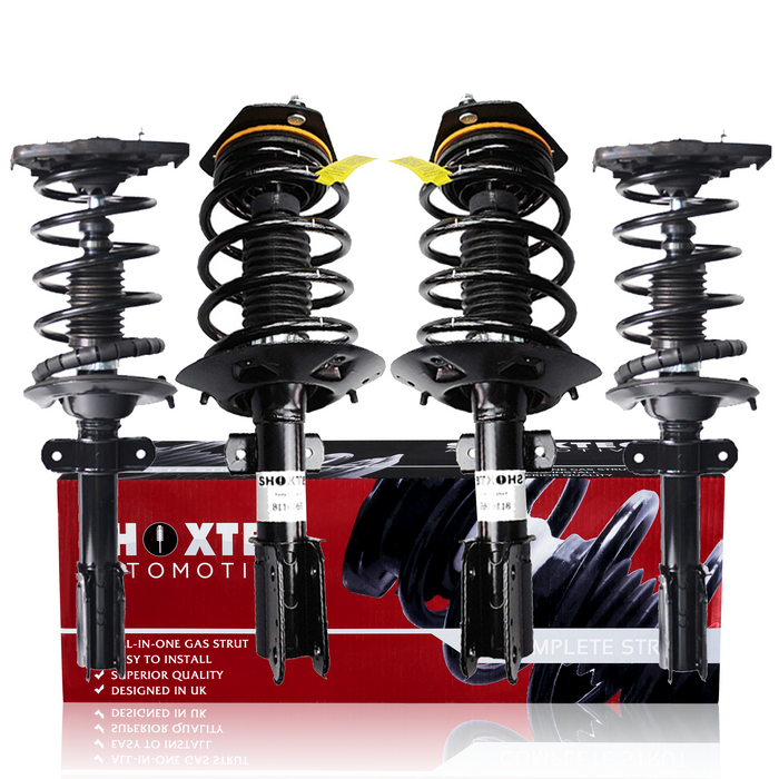 Shoxtec Full Set Complete Struts Assembly for 2004 - 2007 Pontiac Grand Prix Coil Spring Shock Absorber Kits Repl. Part no. 172177 372471L 372471R