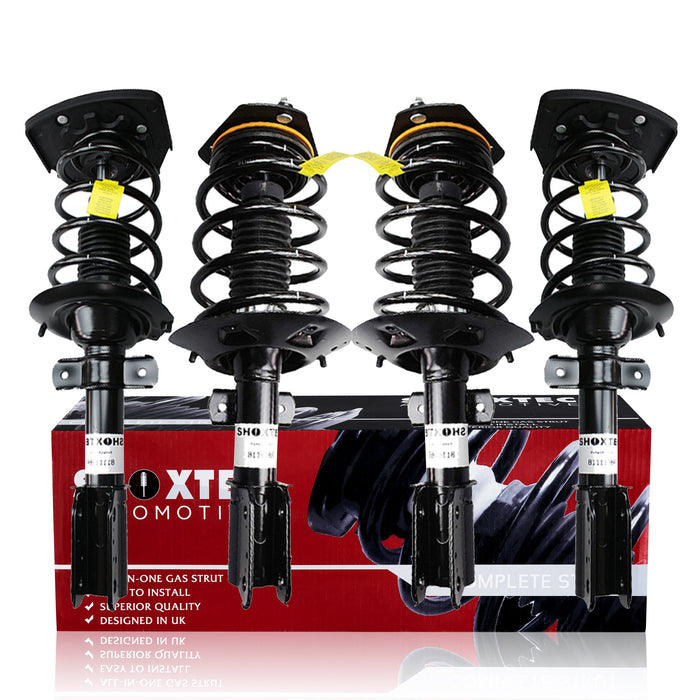 Shoxtec Full Set Complete Struts Assembly for 2004 - 2008 Pontiac Grand Prix Coil Spring Shock Absorber Kits Repl. Part no. 172177 172471