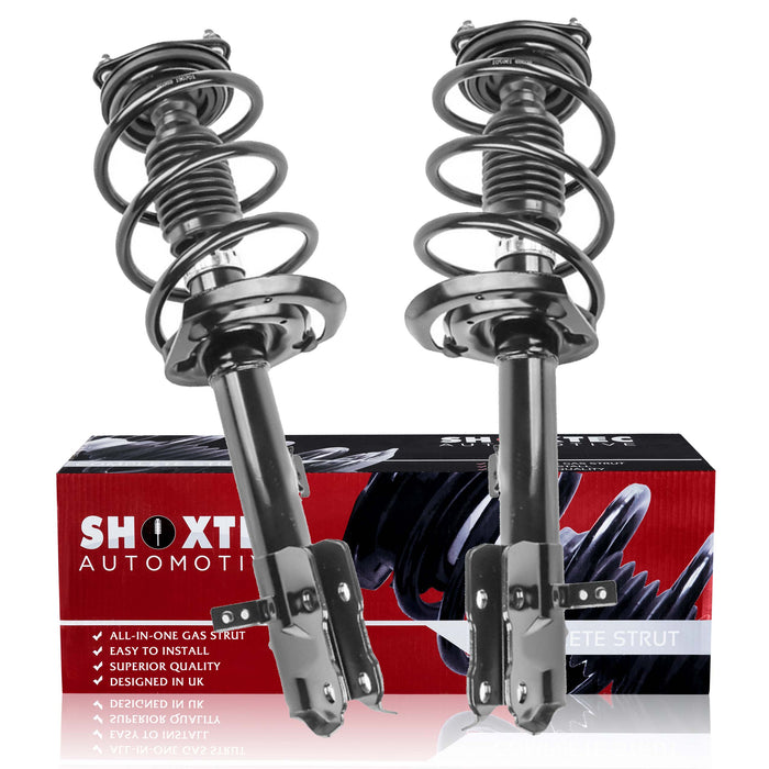 Shoxtec Front Complete Struts Coil Spring Assembly Replacement for 2007 - 2012  Dodge Caliber Coil Spring Assembly Repl. part no. 172368 172367