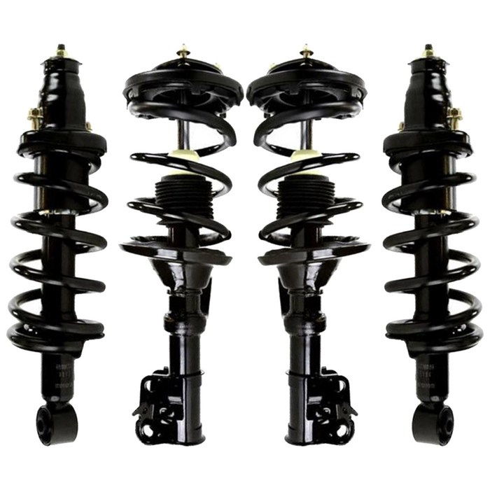 Shoxtec Full Set Complete Struts fits 2002-2006 Honda CR-V Coil Spring Assembly Shock Absorber Repl. Part no. 172143 172144 171380L 171380R