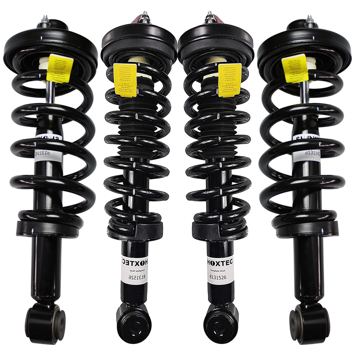 Shoxtec Full Set Complete Struts fits 2007-2012 Ford Expedition; 2007-2013 Lincoln Navigator Coil Spring Assembly Shock Absorber Repl. Part no. 171138 171139