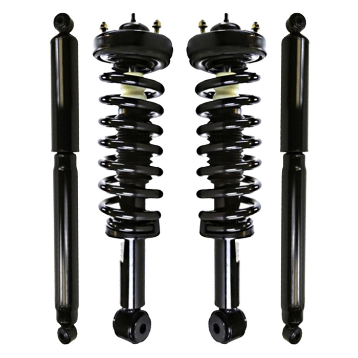 Shoxtec Full Set Complete Strut Shock Absorbers Replacement for 2009-2013 Ford F-150 4WD Only; Repl. no 171141 911302/550062