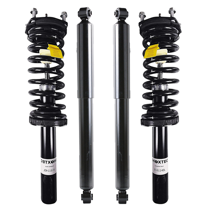 Shoxtec Full Set Shock Absorbers Replacement for 2006-2010 Jeep Commander 3.7L V6; 4.7L V8; 5.7L V8; Excludes SRT, SRT8, 2005-2010 Jeep Grand Cherokee with 3.0L V6; 3.7L V6; Excludes SRT, SRT8, Overland RWD, AWD, Repl. Part No.171377L, 171377R, 911278