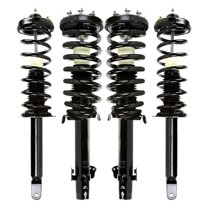 Shoxtec Full Set Complete Strut Shock Absorbers Replacement for 2008-2012 Honda Accord; 2.4L; 3.5L Coupe Repl. no 172562L 172562R 172563