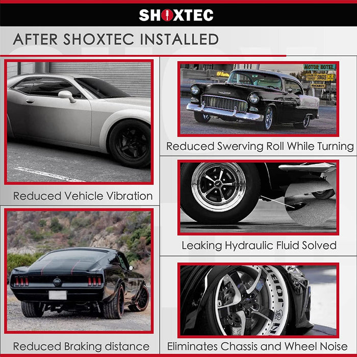 Shoxtec Full Set Complete Struts Assembly Replacement for 2013-2017 Honda Accord EX, EX-L, LX, LX-S, SE, Sport, Sport Sepcial Edition, Touring; with 2.4L L4 engine; part no. 172971, 172970, 172984…