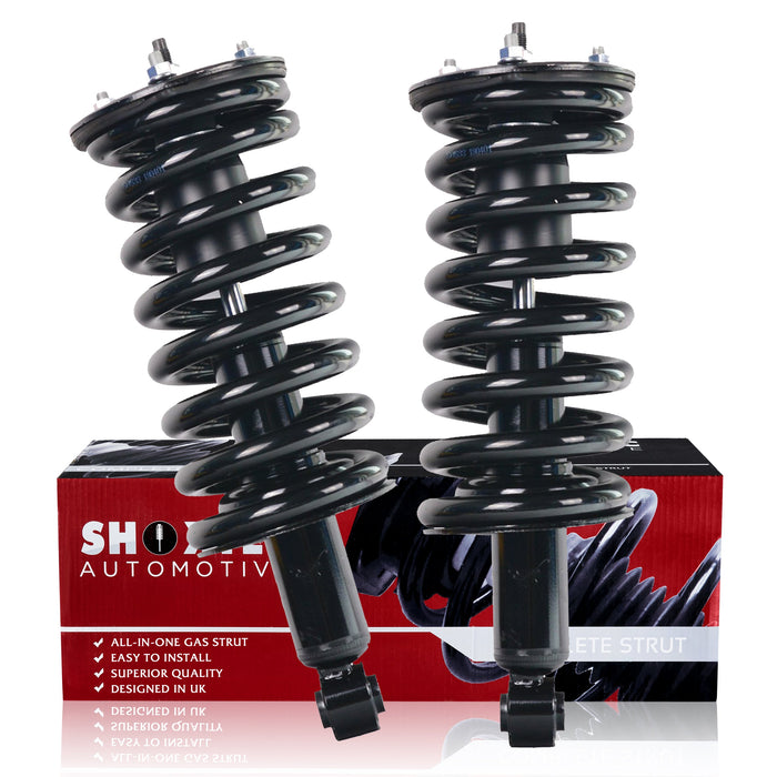 Shoxtec Front Complete Strut Assembly for 2008 -2010 Infiniti QX56; 2008 - 2010, 2014 - 2015 Nissan Armada Coil Spring Shock Absorber Repl. 271358