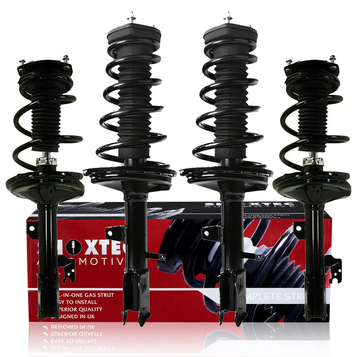 Shoxtec Full Set Complete Struts Assembly for 2004 - 2007 Toyota Highlander AWD Coil Spring Shock Absorber Repl. part no. 272212 272211 172216 172215