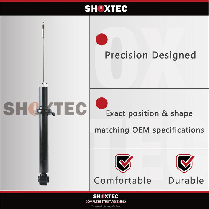 Shoxtec Rear Shock Absorber Replacement for 2008 - 2013 BMW 128i 2008 - 2013 BMW 135i 2013 BMW 135is 2006 BMW 325i 2007 - 2013 BMW 328i 2006 BMW 330i 2007 - 2013 BMW 335i Repl. Part No.5616