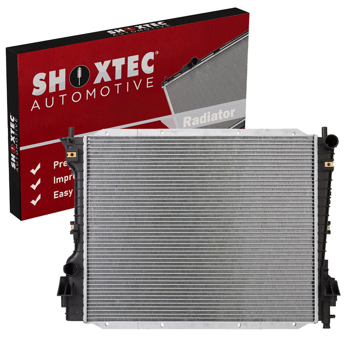 Shoxtec Aluminum Core Radiator Replacement for 2005-2014 Ford Mustang Repl No. CU2789